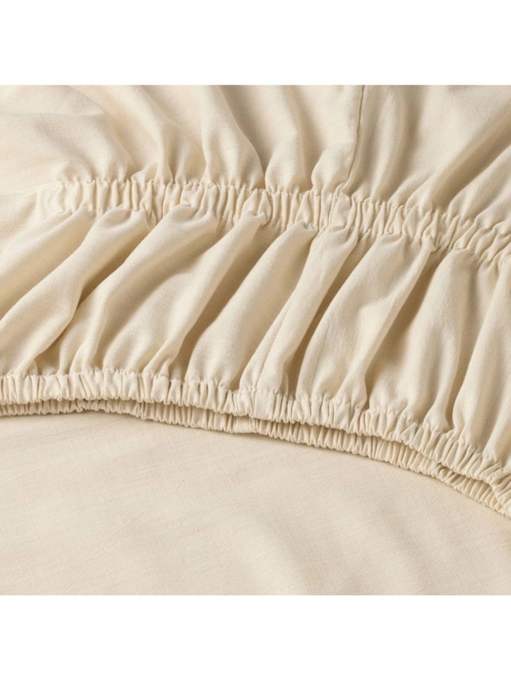 Casaluna QUEEN 100% Linen 4pc Sheet Set Natural Tan - BRAND NEW - Picture 4 of 4